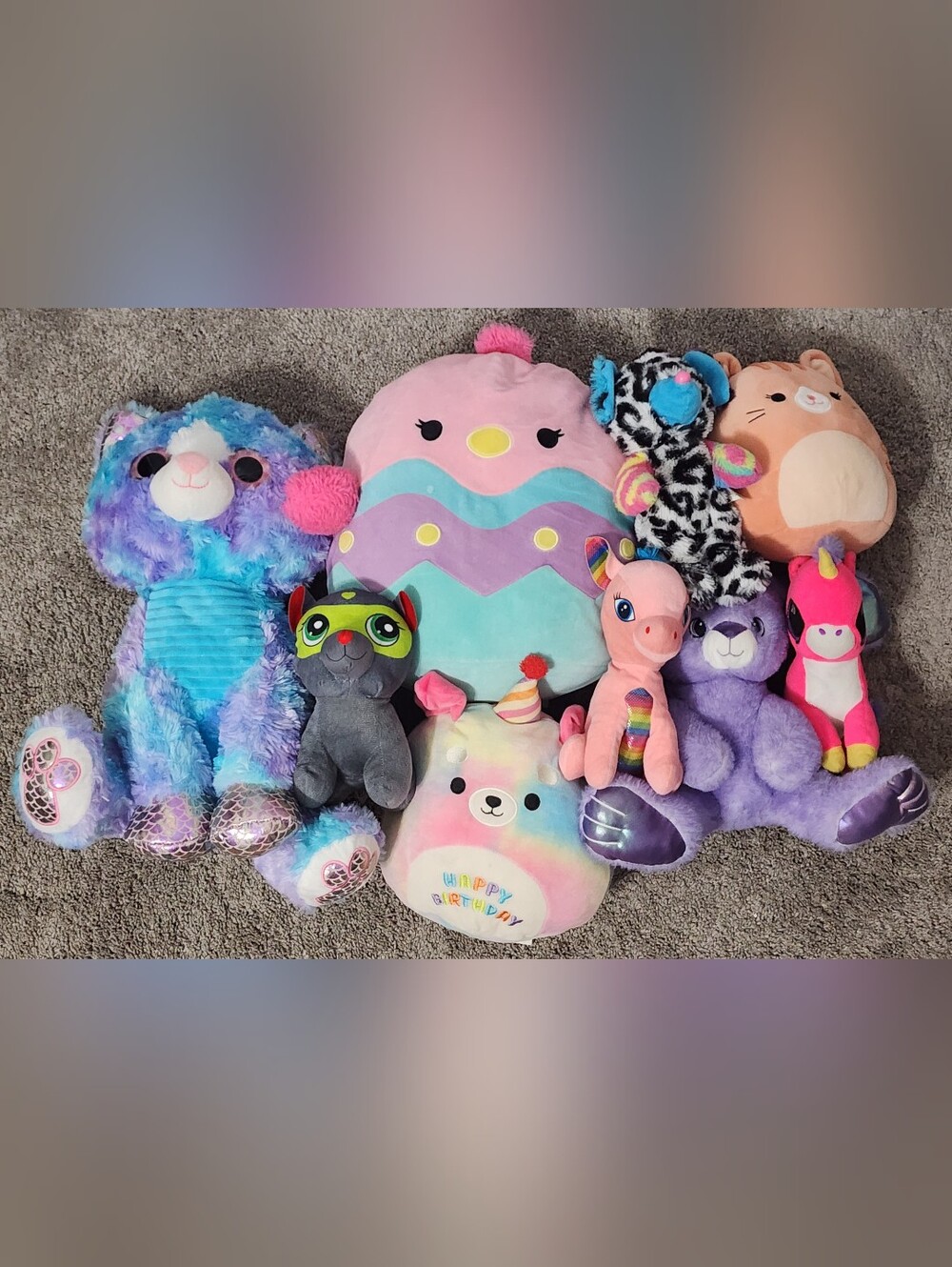 Plush Lot, Squishmallows, Spark Create Imagine Cat, Plush Unicorns, Cat, Bunny